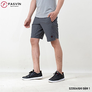 Quần Đùi Nam FASVIN Vải Gió Đẹp Hàng Nhà Máy Chất Lượng Cao Thể Thao Hay Mặc Nhà S23554.HN