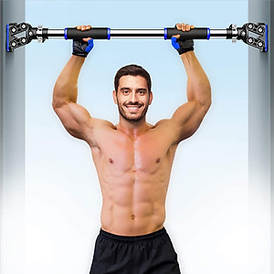 Xà Đơn Treo Tường Gắn Cửa Đa Năng Độ Dài Tùy Chỉnh Giúp Bạn Tập Gym, Tập Cơ Bụng, Cơ Vai, Cơ Xô 60-120Cm - Chính Hãng dododios (Màu Ngẫu Nhiên)