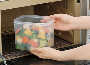 Hộp Nhựa Đựng Thực Phẩm Nhiều Dung Tích Inomata Natural Pack Dùng Được Trong Lò Vi Sóng