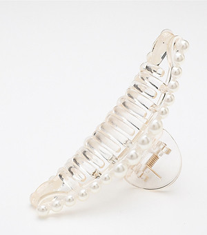 Kẹp Tóc Càng Cua Đính Ngọc Trai Nhân Tạo Phong Cách Hồng Kông Thâp Niên 90s