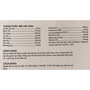 ￼viên uống Neurokit QT - hộp 30 viên - Đau Dây Thần Kinh , Tê Nhức Xương Khớp, Vinaphar