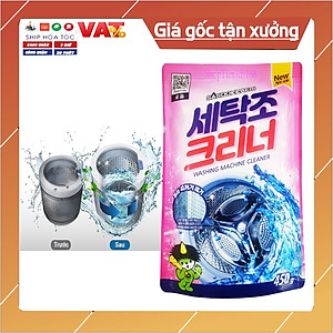 Gói bột tẩy vệ sinh lồng máy giặt Sandokkaebi 450g Hàn Quốc - Nhập khẩu chính hãng