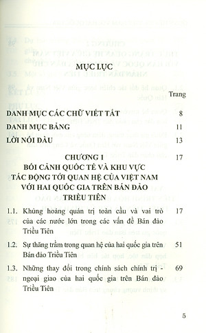 Quan Hệ Của Việt Nam Với Hai Quốc Gia Trên Bán Đảo Triều Tiên (Sách chuyên khảo)