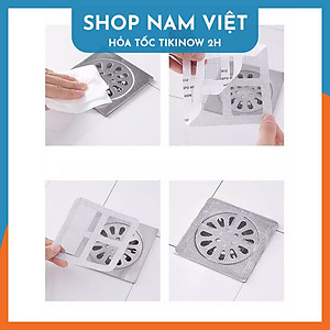 Lưới Lọc Tóc Dán Nắp Cống, Chặn Côn Trùng, Chống Tắc Nghẽn