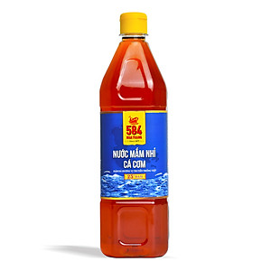 Nước mắm Nhỉ Cá cơm 584 Nha Trang - 25 độ đạm - Chai nhựa 1Lit