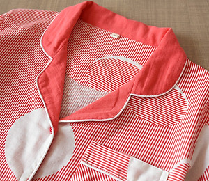 Pijama nữ thô đũi, Đồ bộ mặc nhà mùa hè ngắn tay cho nữ Azuno AZ2992