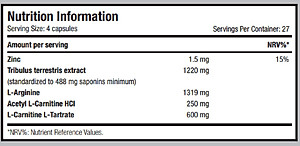Thực phẩm chức năng: Sản phẩm tăng cường hormone nam testosterone T-360 108 CAPS