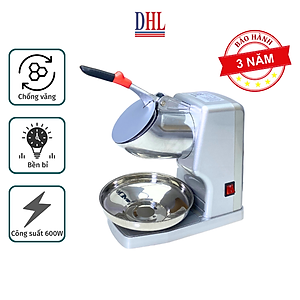 Máy xay đá tuyết, Máy bào đá 8 lưỡi, 2 nắp cao cấp Mitomo MBD-600 MAX- Hàng chính hãng