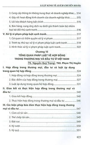 Luật Kinh Tế (Tái bản lần thứ nhất, có sửa đổi, bổ sung) - Sách chuyên khảo