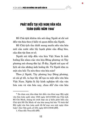 Văn hóa phải soi đường cho quốc dân đi (bản in 2024)