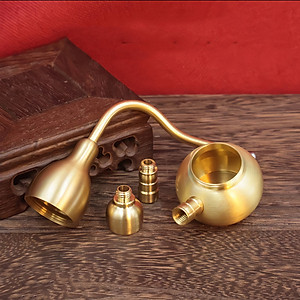 Bình Hồ Lô Lọc Thuốc L,á Bằng Đồng Cao Cấp. Bình Hồ Lô Lọc Bằng Nước, Sử Dụng Đa Năng Tiện Lợi, Tháo Lắp Vệ Sinh Dễ Dàng