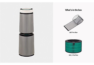 Máy lọc không khí LG 360 độ Alpha 2 tầng AS10GDBY0.ABAE Màu Vàng Be - Hàng chính hãng