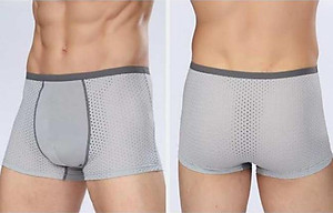 Hộp 4 chiếc quần sịp đùi nam thông hơi (Giao màu ngẫu nhiên) - Kèm hộp giấy