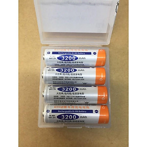 Bộ sạc màn hình LCD tốc độ cao K98 tặng kèm hộp 4 PIN SẠC AA 3200mAh