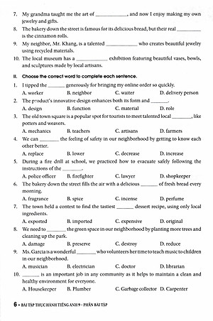 Bài Tập Thực Hành Tiếng Anh 9 - Có Đáp Án (Dùng Kèm SGK Tiếng Anh 9 Global Success) -  HASA