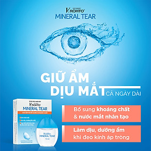 Combo 2 Nước nhỏ mắt giữ ẩm & bổ sung khoáng chất V.Rohto Mineral Tear 13ml