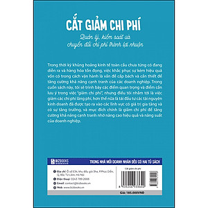 Sách Cắt Giảm Chi Phí - Quản Lý Kiểm Soát Và Chuyển Đổi Phí Thành Lợi Nhuận