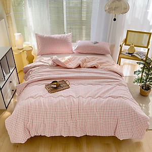 Chăn Hè Kẻ Đũi Cotton Xơ Đậu Nành, Chăn Đũi Kẻ Hàn Quốc Cao Cấp Kích Thước 2mx2m3 Hàng Nhập Khẩu - LOẠI 1- HÀNG CHÍNH HÃNG MINIIN