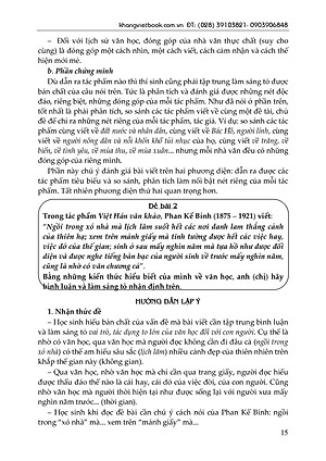 Bồi Dưỡng Học Sinh Giỏi Phát Triển Kĩ Năng Làm Bài Văn Trung Học Phổ Thông