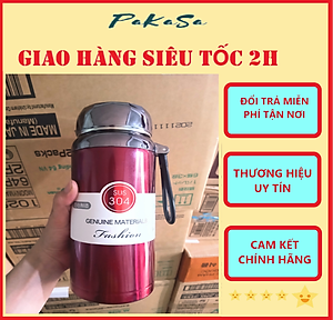 Bình Giữ Nhiệt Kim Cương Inox 304 Giữ Nhiệt Tốt Trong 6-8H - Chống Rỉ Sét Đảm Bảo An Toàn Cho Sức Khỏe Người Dùng - Hàng Loại 1 - Chính Hãng