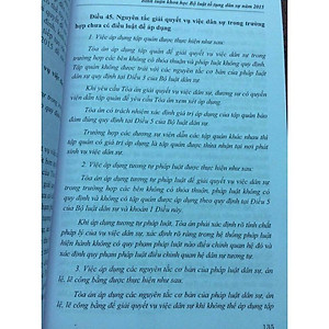 Bình luận khoa học bộ luật tố tụng Dân sự 2015