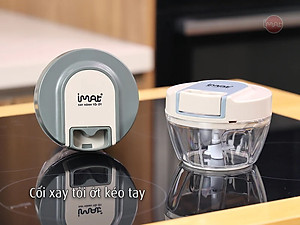 Cối xay tỏi ớt kéo tay iMat