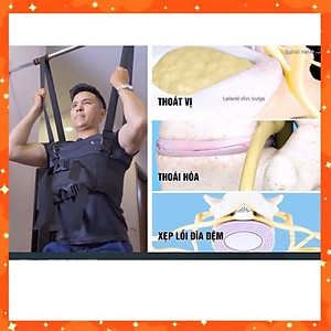 Đai Treo Kéo Giãn Cột Sống Lưng, Đai Kéo Giãn Cột Sống - BẢN CẢI TIẾN - Cải Thiện Thoát Vị, Thoái Hóa...