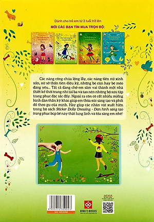 Bộ Sticker Dolly Dressing - Dán Hình Sáng Tạo Trang Phục Búp Bê - Bộ 1 (Bộ 4 Tập)