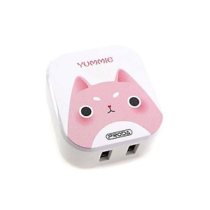 Củ Sạc cao cấp OLAPLE U213 Proda Saiya series 2USB Smart Charger giao màu ngẫu nhiên - Hàng nhập khẩu