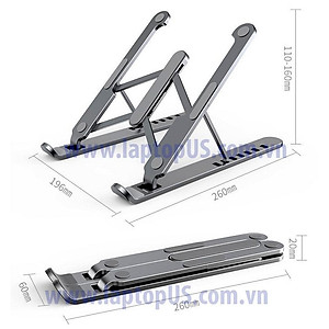 Giá Đỡ dành cho Laptop Macbook Nhôm Tản Nhiệt Điều Chỉnh Độ Cao Dễ Dàng Mang Đi