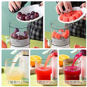 Máy vắt cam tự động thông minh, Máy ép hoa quả không dây dùng sạc USB tiện dụng