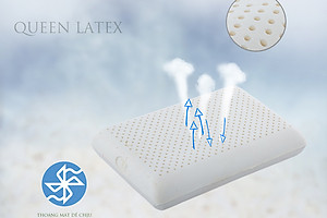 Gối Cao Su Vạn Thành Oval VTGCSO4056 (40 x 64 cm) - Trắng