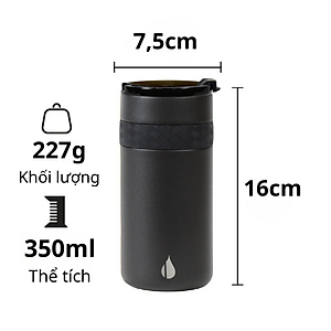 [Elemental chính hãng - Thương hiệu Mỹ] Ly Elemental DuoSip 350ml một trong hai vừa giữ nhiệt và làm mát bia, inox 304, an toàn sức khỏe