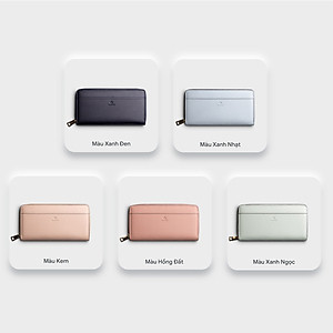 Ví Yuumy ( Thời trang nữ kiểu cầm tay dáng dài - Ví da Seasand YV62 )