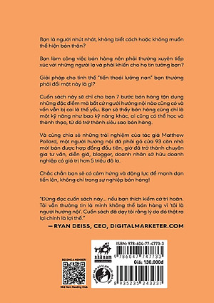 Sách Nghệ Thuật Bán Hàng Của Người Hướng Nội - Trở Thành Số 1 Bán Hàng Khi Là Người Nhút Nhát