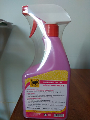 Phân bón đầu trâu SPRAY 3 chuyên dưỡng hoa giúp hoa lâu tàn tươi đẹp DTSP3