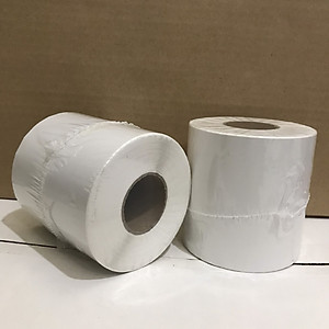 Giấy in nhiệt, decal dán A6 Khổ 100x150mm - 350 tem / 1 cuộn Chuyên in đơn sàn TMĐT , in mã vận đơn có lớp keo dán ( Hàng nhập khẩu )
