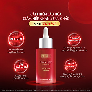 Serum cải thiện lão hóa Hada Labo Pro-Aging Retinol B3 Serum 30ml