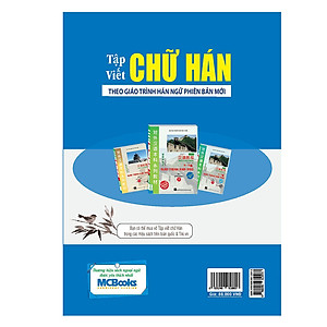 Sách Tập Viết Chữ Hán Theo Giáo Trình Hán Ngữ Phiên Bản Mới