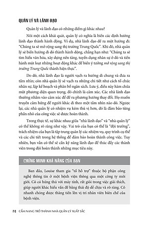 Sách Cẩm Nang Trở Thành Nhà Quản Lý Xuất Sắc