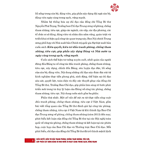 [Bìa mềm] Kiên quyết, kiên trì đấu tranh phòng, chống tham nhũng, tiêu cực, góp phần xây dựng Đảng và Nhà nước ta ngày càng trong sạch, vững mạnh (Bìa mềm)