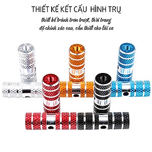 Bộ 2 Ty Gác Chân Sau Xe Đạp Chất Liệu Nhôm (đường kính lỗ 1cm) cho xe đạp MTB, xe địa hình chống trượt, chắc chắn Mai Lee