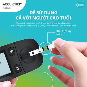 Máy Đo Đường Huyết ACCU-CHEK Active Dùng Cho Cá Nhân