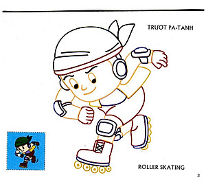 Sách Bé Tập Tô Màu - Bé Là Vận Động Viên