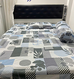 Bộ Drap Thun Lụa _Mát Lạnh {4 MÓN} ga và 3 áo gối #gagoi#drapgoi hoặc drap lẻ /.