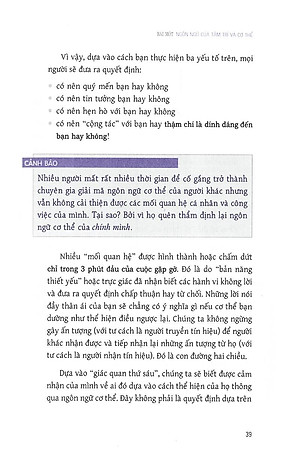 Sách Ngôn Ngữ Cơ Thể - 7 Bài Học Đơn Giản Để Làm Chủ Ngôn Ngữ Không Lời (Tái Bản)