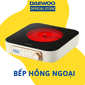Bếp hồng ngoại Daewoo công suất 2200W, điều khiển cảm ứng - Hàng chính hãng