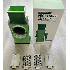 Máy Bào Sợi Thái Lát Rau Củ Xoay Tay, Kèm 6 Lưỡi Dao Cắt 4IN1, Dụng Cụ Thái Lát Rau Củ Quả Đa Năng- HÀNG CHÍNH HÃNG MINIIN