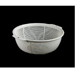 Rổ nhựa tròn Sanada Seiko φ28cm có tai treo - Nội địa Nhật Bản