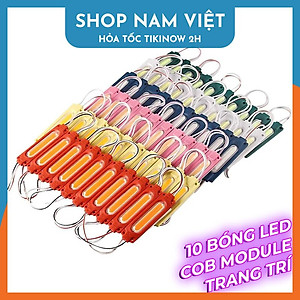 10 Bóng LED Module COB 12/24V Trang Trí Bảng Hiệu Siêu Sáng, Chống Nước